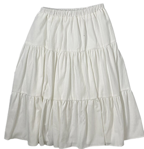 휴시 피치기모 캉캉 미디 스커트 (2color)