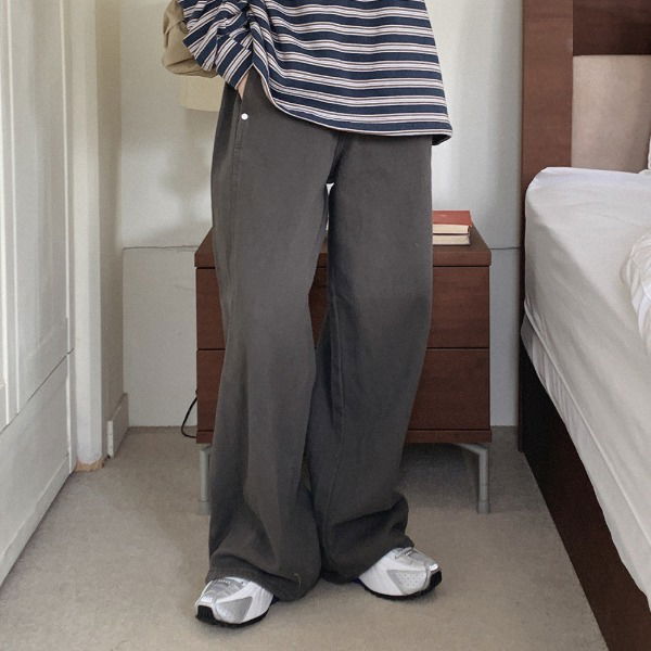 Maruka Fleece-lined wide Split cotton pants 長褲