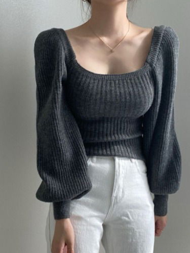 素色薄透長版針織外套