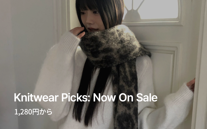 Knitwear Picks: Now On Sale - 1,280円から