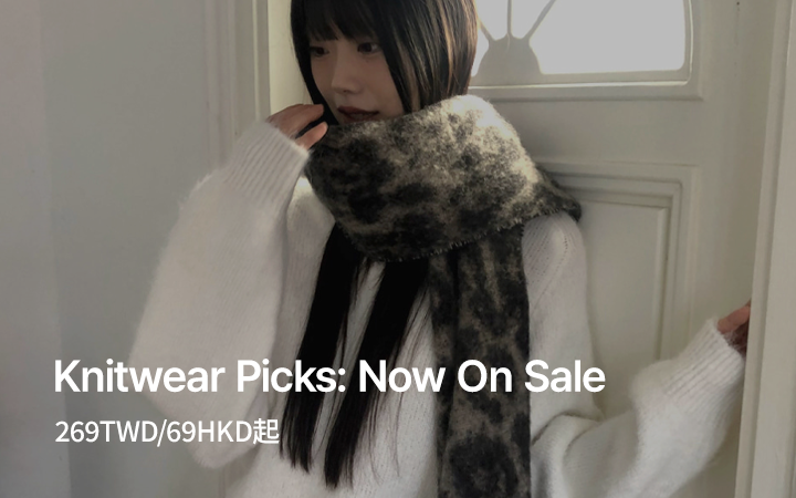 Knitwear Picks: Now On Sale - 269TWD/69HKD起