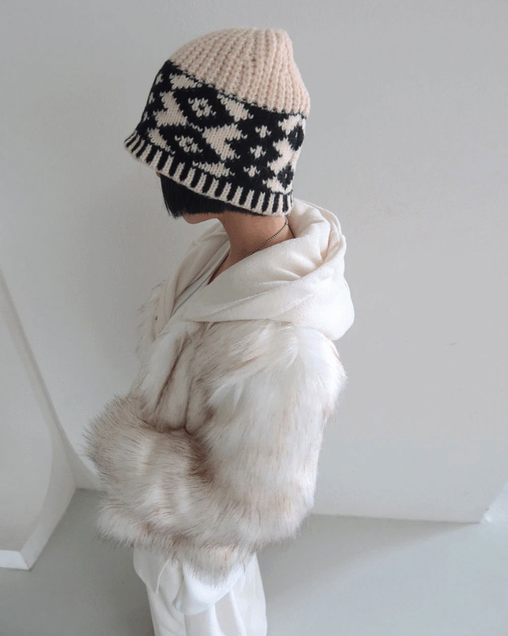 Argyle Beanie Bucket Hat