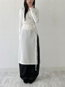 Fringe Halter Neck Layered Dress