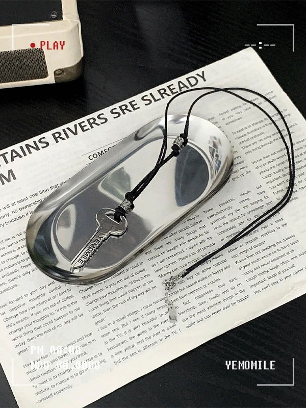 PREVIEW 언락 시그니처 로프 써지컬 롱 목걸이