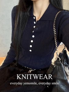 Salted Slim Ribbed Knitwear