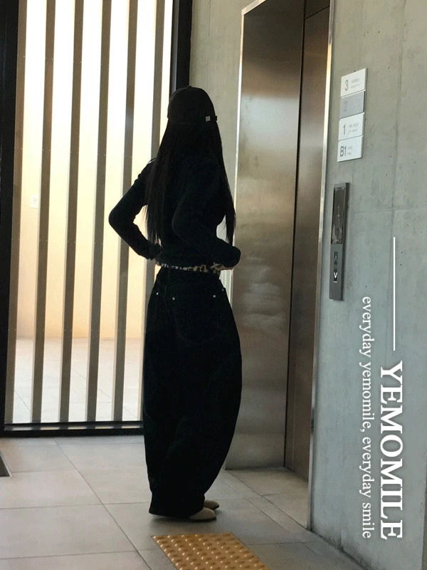 PREVIEW Ment Faded Velvet Denim Balloon Pants 長褲