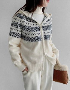 노르딕후드 투웨이니트가디건