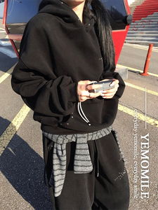 비즈 포인트 양기모 후드