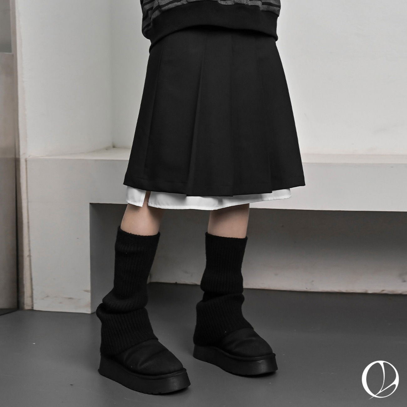 Canme 2-WAY Layered Pleated Midi Skirt 裙子