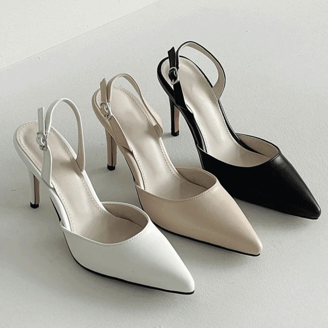 Alphabet Changer Strap High Heel Pumps Stiletto Heel 3 Colors 跟鞋