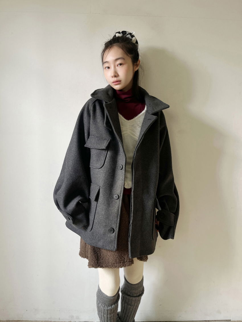 미니 스커트 모델 착용 이미지-S1L24