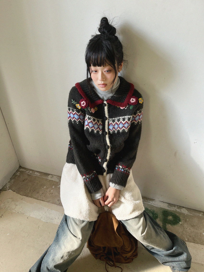 미니 스커트 모델 착용 이미지-S5L9