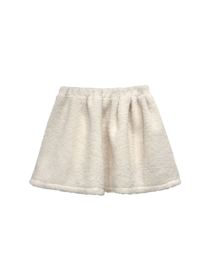 미니 스커트 크림 색상 이미지-S2L2