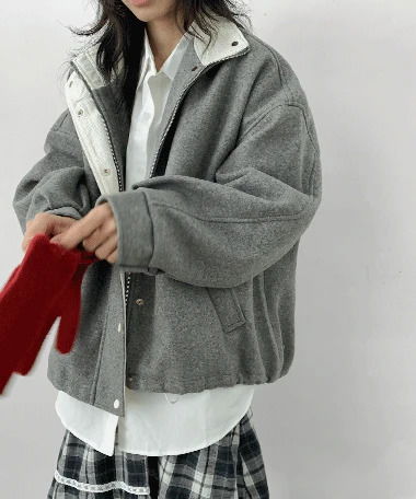 디로나 골덴 오버핏 점퍼