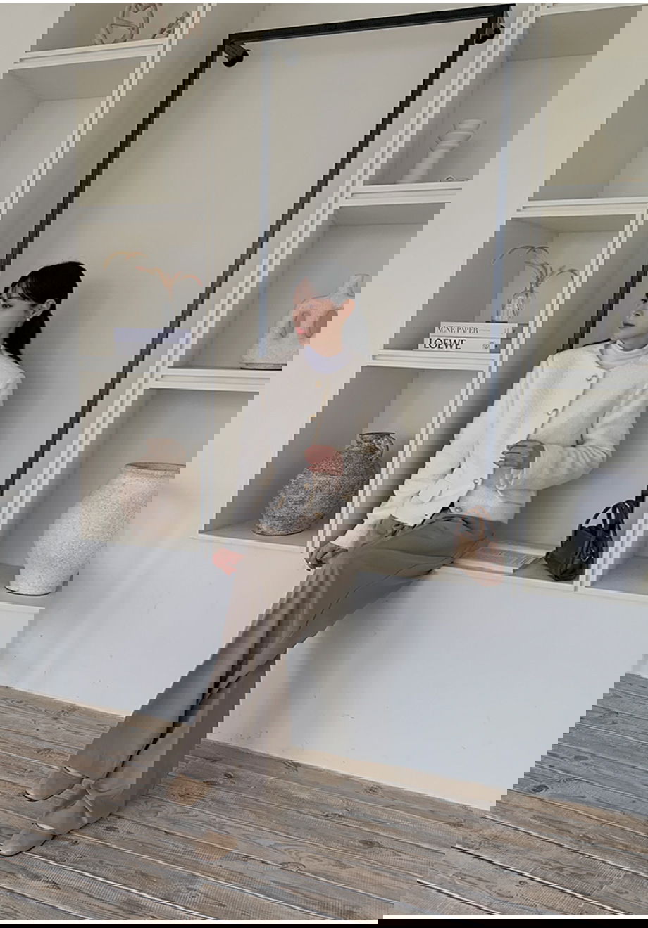 리리앤코 라플레쥬 부클 골드버튼 자켓