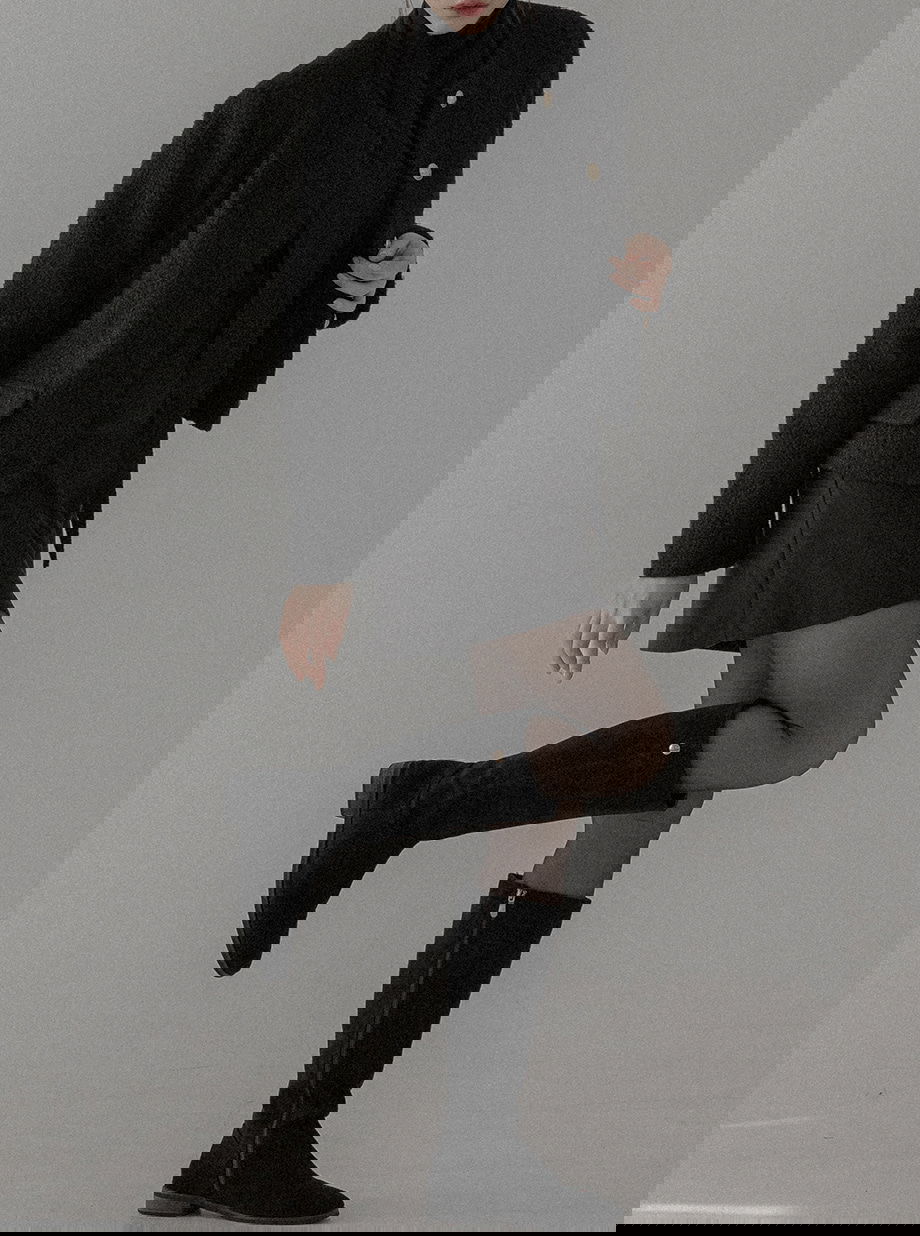 리리앤코 라플레쥬 부클 골드버튼 자켓