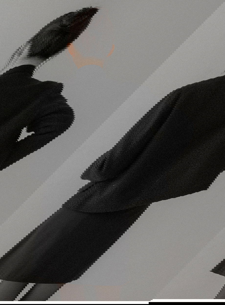 리리앤코 라플레쥬 부클 골드버튼 자켓