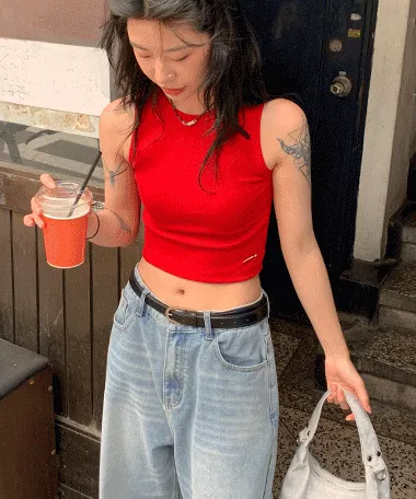 일로이 실버 포인트 나시(롱,숏)