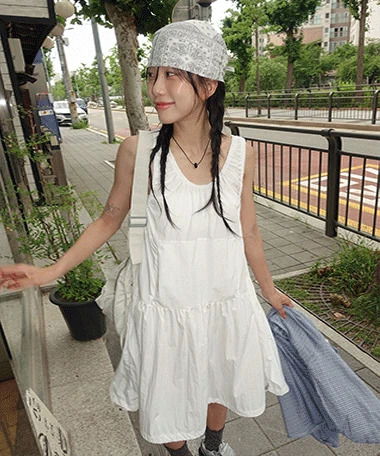 Ayu Layered Sleeveless Mini Dress 短裙