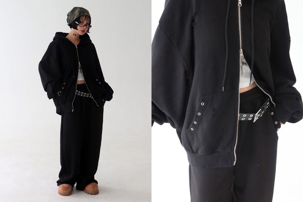 바지 모델 착용 이미지-S1L100