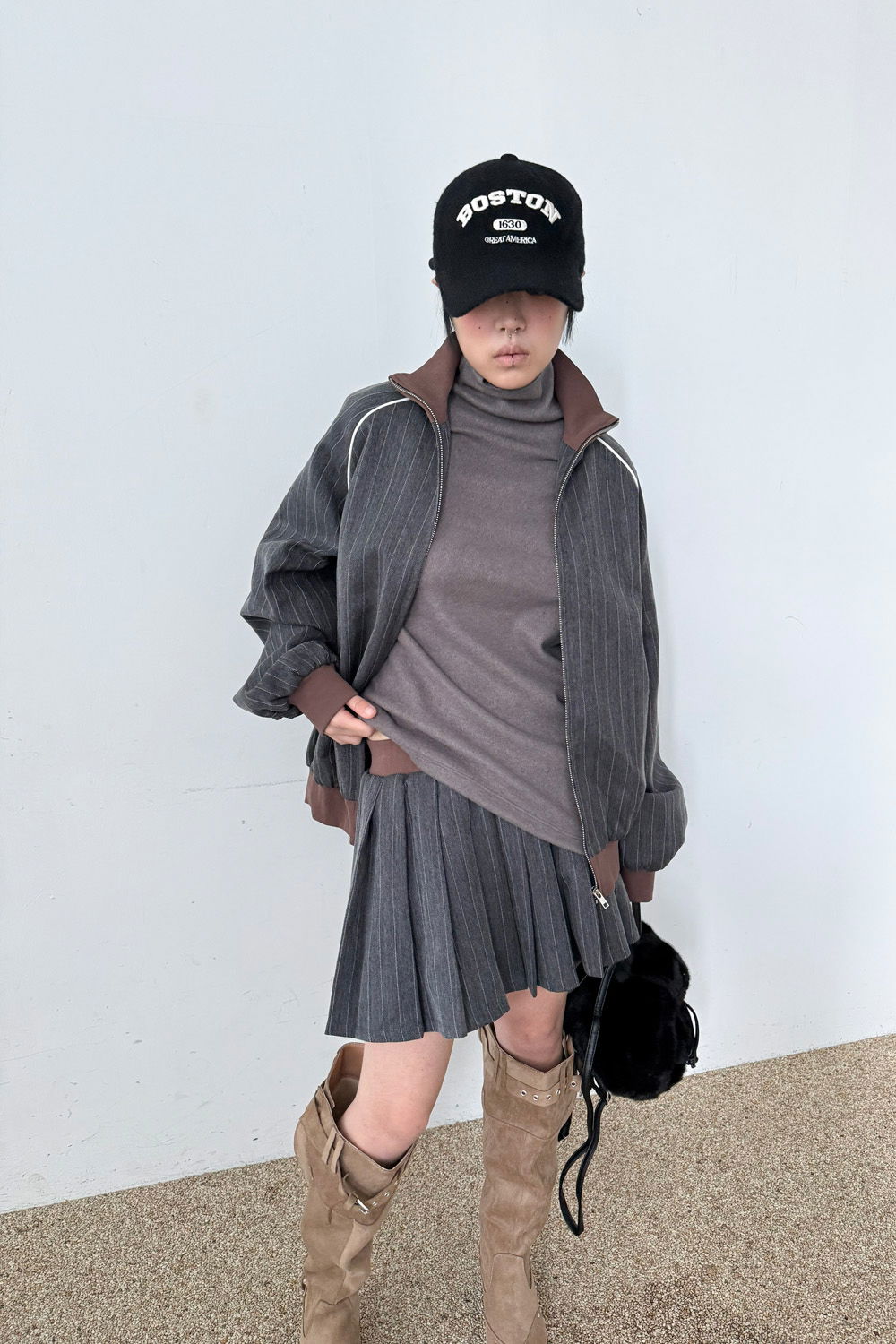 재킷 모델 착용 이미지-S1L18