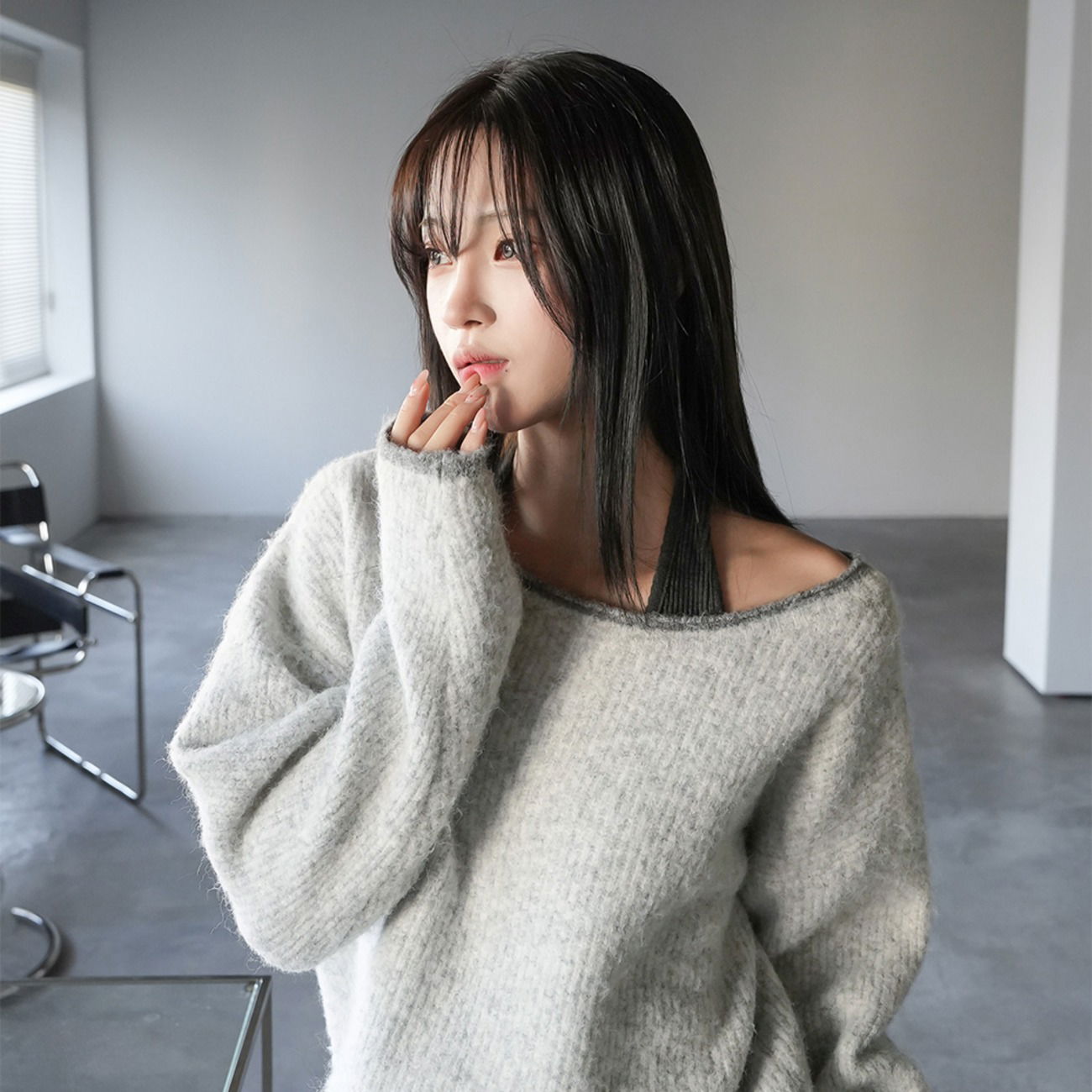 Gentsy Two-Tone Knitwear 针织衫