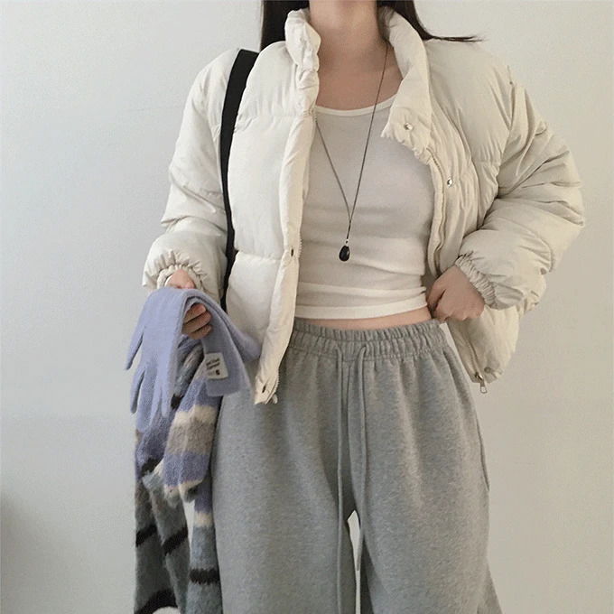 패브 웰론 하이넥 패딩 -5 color