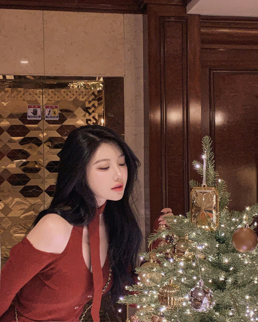 카디건 모델 착용 이미지-S1L52