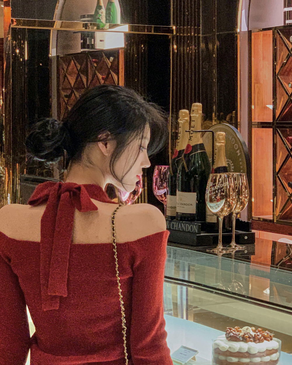 카디건 모델 착용 이미지-S1L66