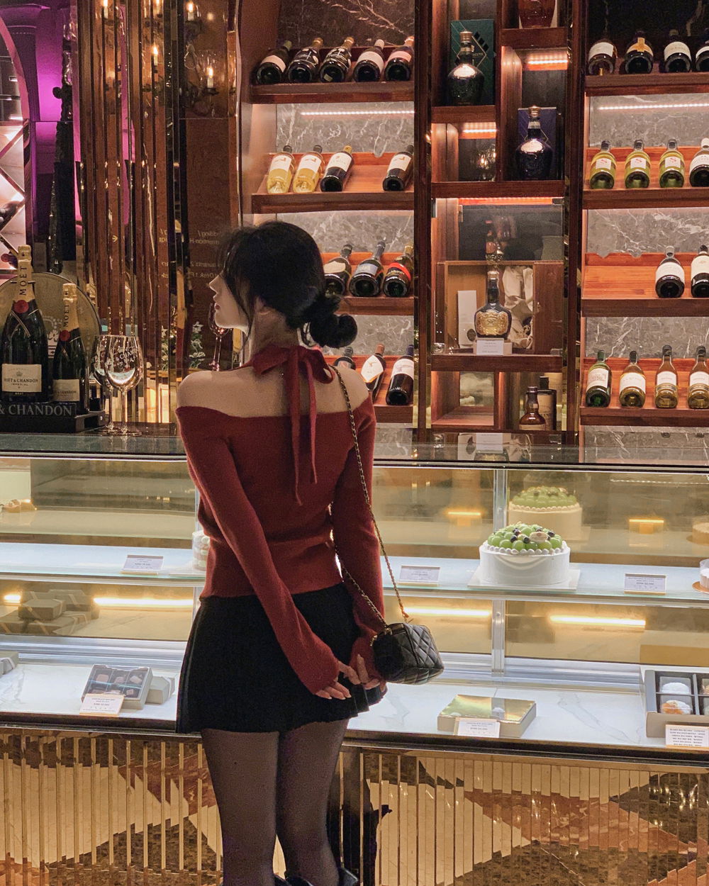 카디건 모델 착용 이미지-S1L67