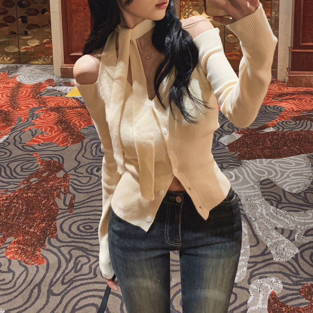 카디건 모델 착용 이미지-S1L79