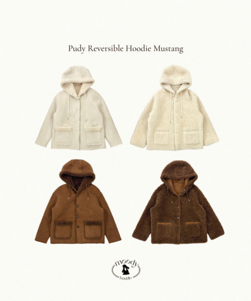 Foodie Hood Reversible Shearling 夾克