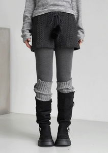 Kenpi Drop Cable Knitwear Shorts