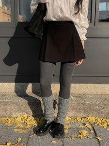 Warren A-line skirt wool mini skirt