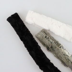 밍크 퍼 스트랩 벨트