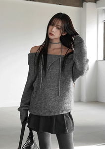 Shane Off-Shoulder Knitwear