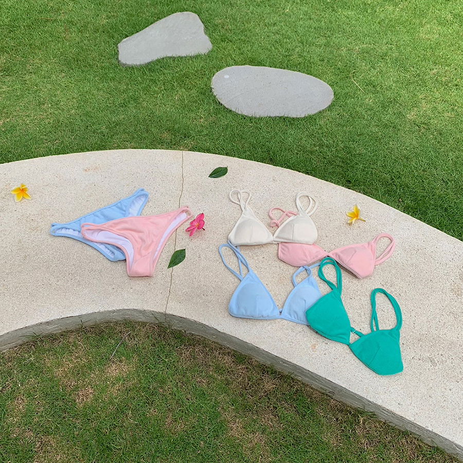 雙層泳裝比基尼上衣