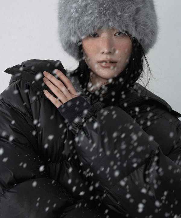 Kenneth Basic Hooded Short Padding Puffer Jacket