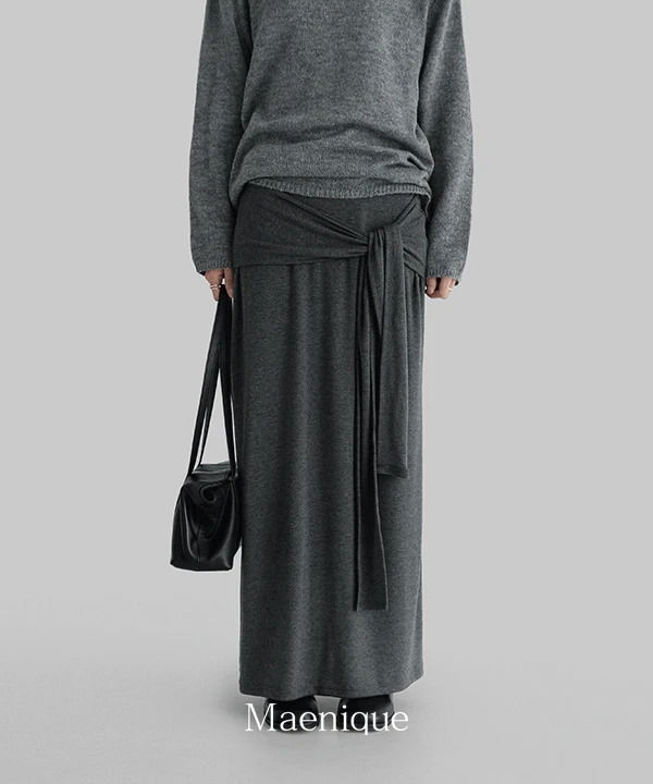 Maran Drape Knot Soft Skirt