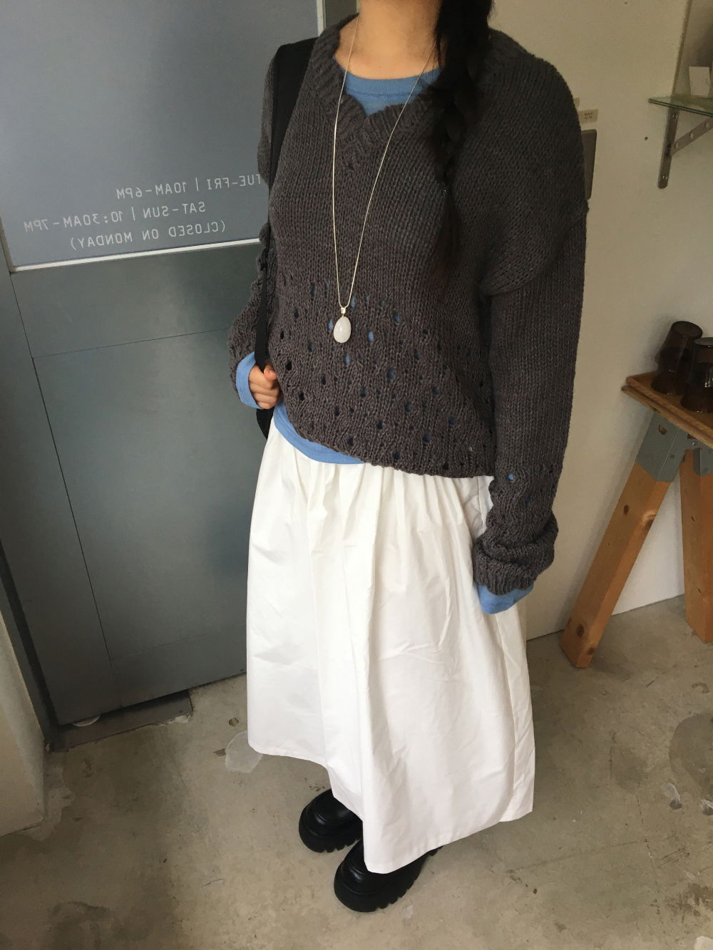 치마 모델 착용 이미지-S1L18