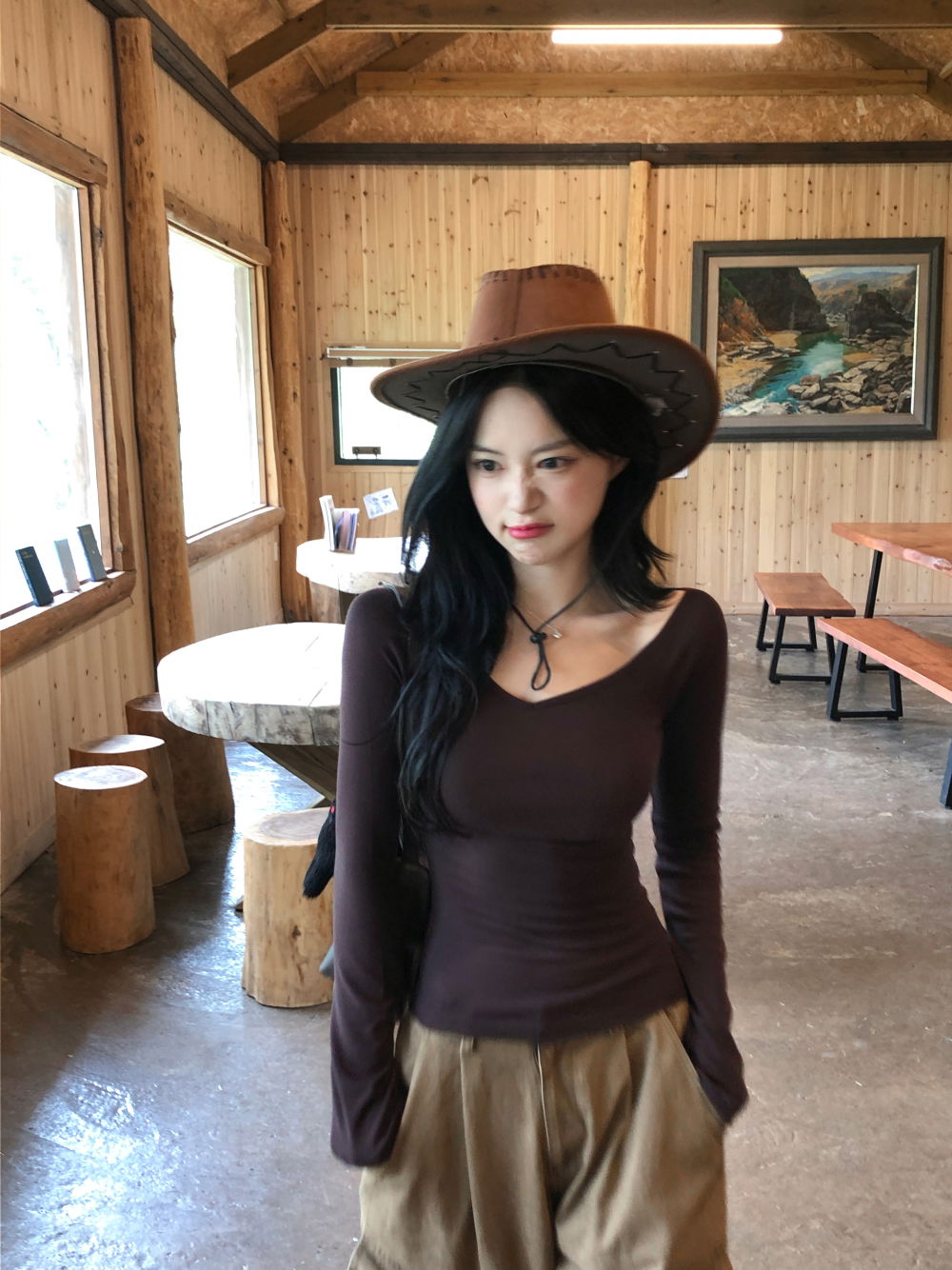 악세사리 모델 착용 이미지-S4L18