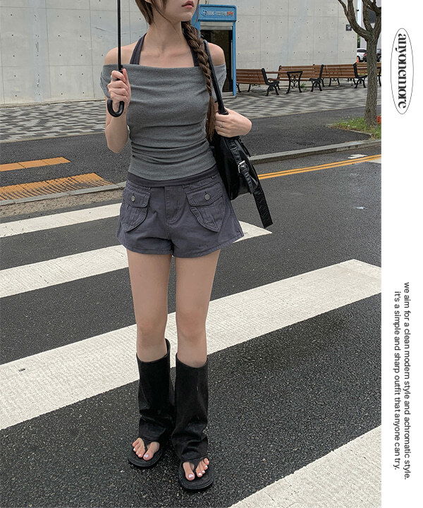 Orso Vintage Pocket Two Button Short Pants