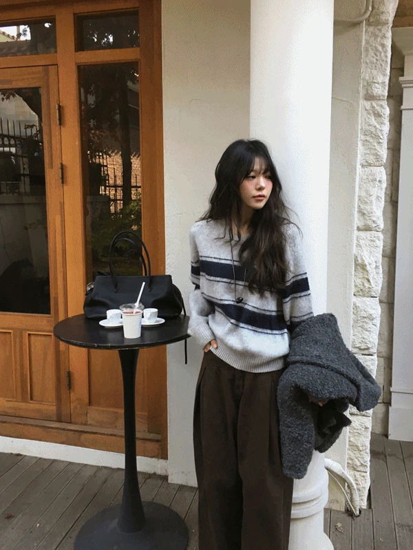 Musty Stripe Wool Knitwear 針織衫