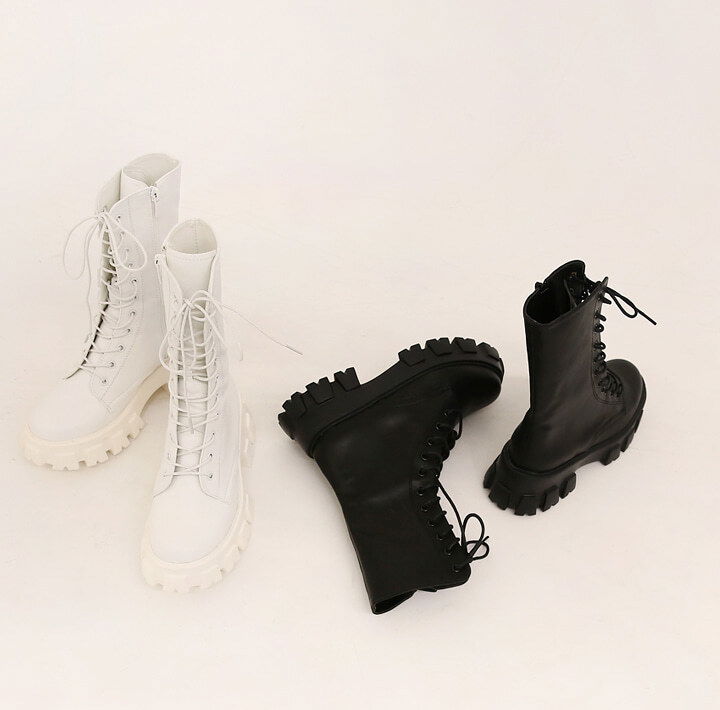 ボリュームソールワークブーツ