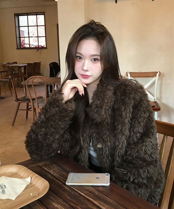 쓰로 퍼 카라 자켓