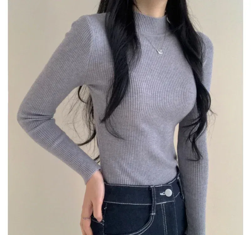 긴팔 티셔츠 모델 착용 이미지-S1L20