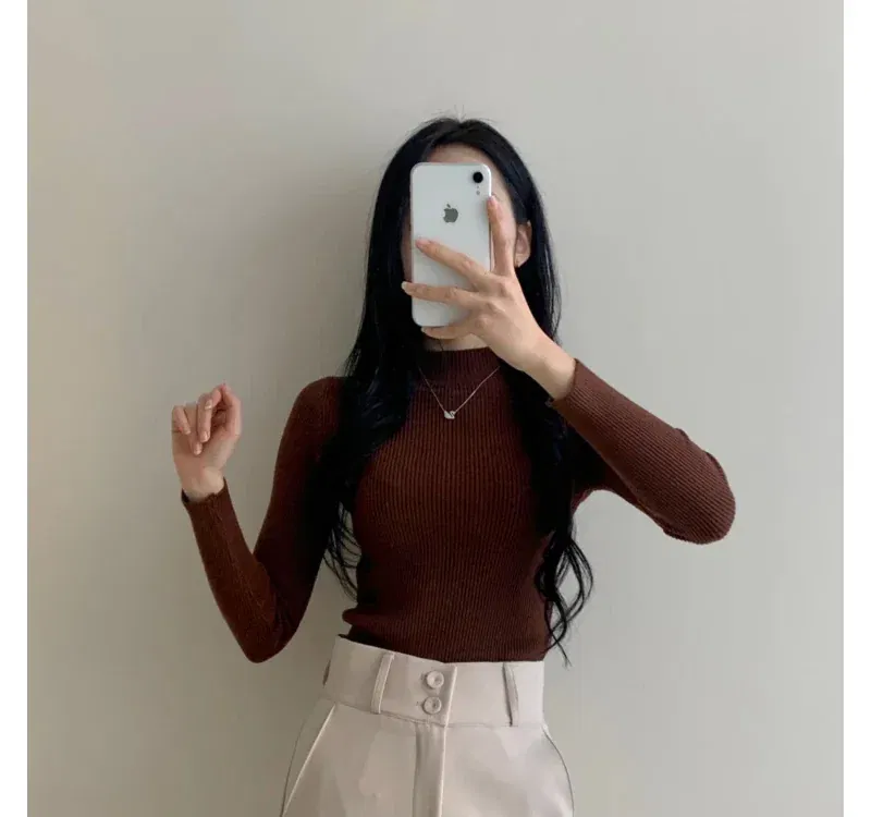 긴팔 티셔츠 모델 착용 이미지-S1L15