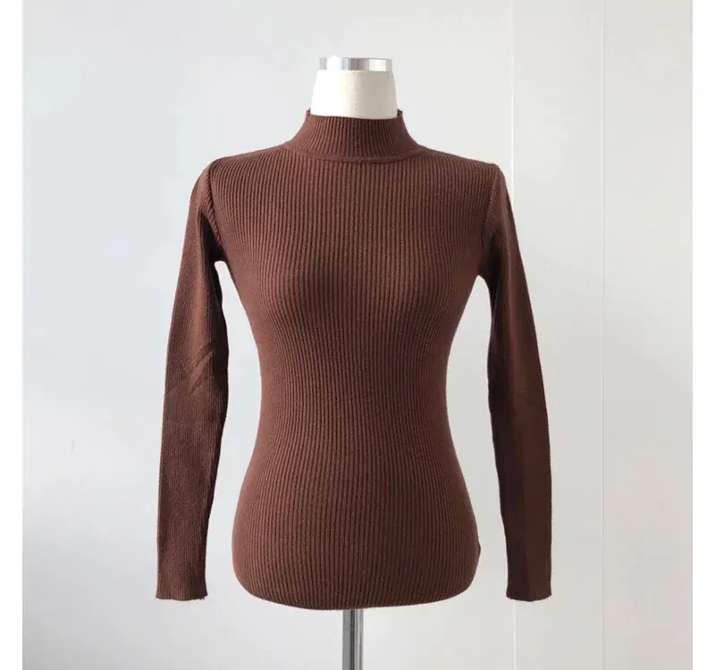 긴팔 티셔츠 버건디 색상 이미지-S1L45