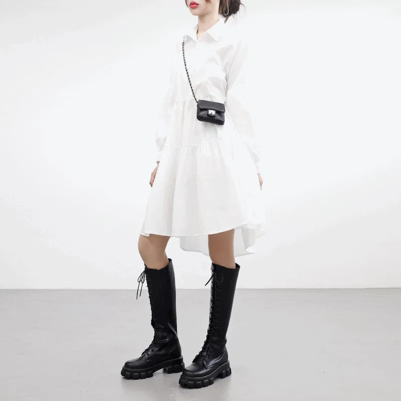 프레나 캉캉 셔츠 원피스