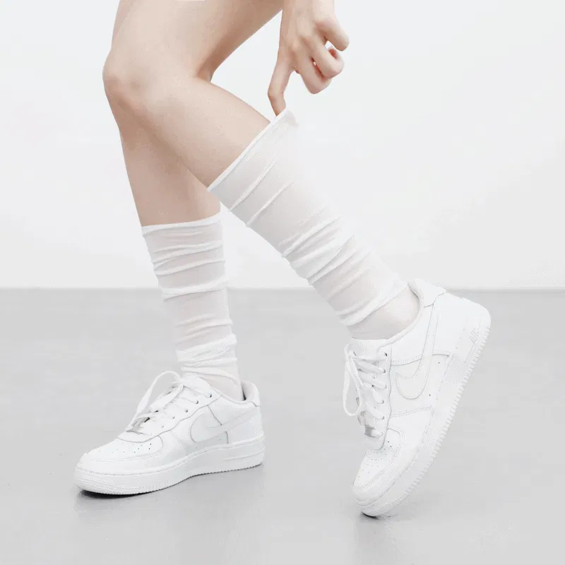 빌란 솔리드 롱 삭스 - 쫀쫀한 소재의 롱 삭스 제품 이미지